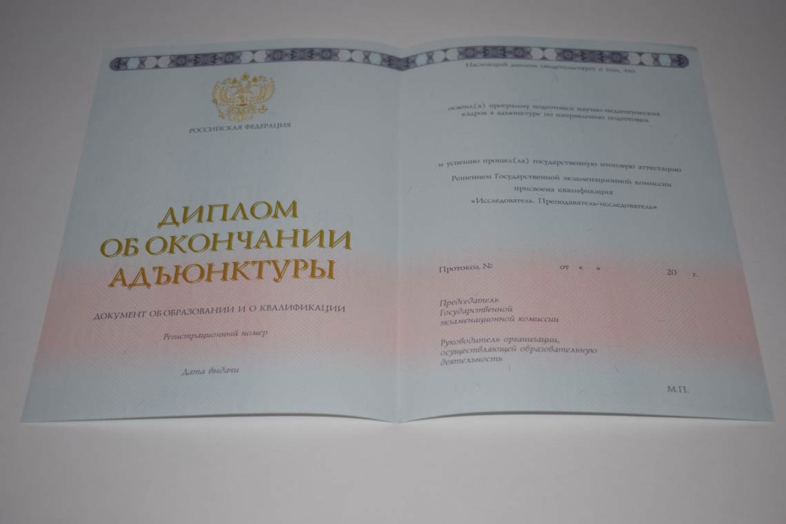 Диплом Адъюнктуры 2014-2025 в Кургане